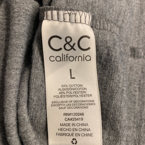 C&C California T-Shirt/Large - Picture 7 of 9